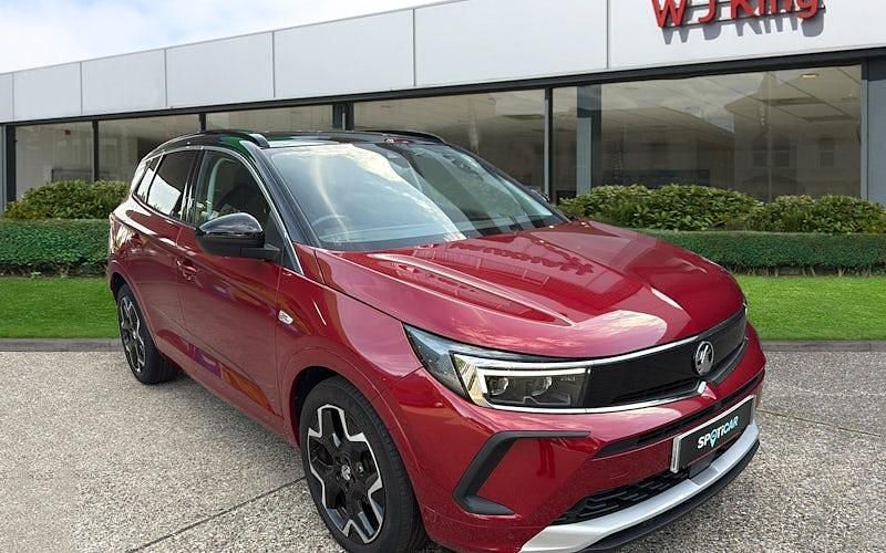 Red Used 2021 Vauxhall Grandland X Elite SUV | £16,395 (Expensive) - Image 1/3