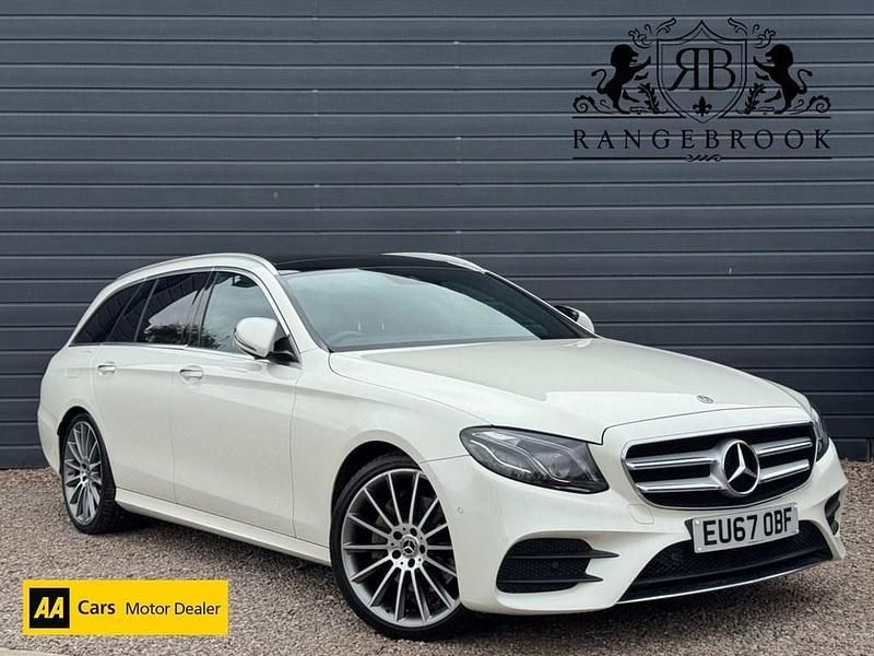 White Used 2017 Mercedes E350 AMG line Estate | £19,599 (A bit pricey) - Image 1/3