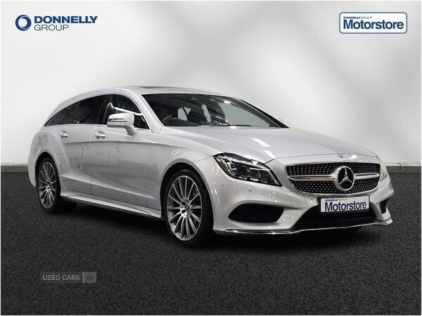 Silver Used 2017 Mercedes CLS220 AMG Line Premium Estate | £15,495 (Fair price) - Image 1/4