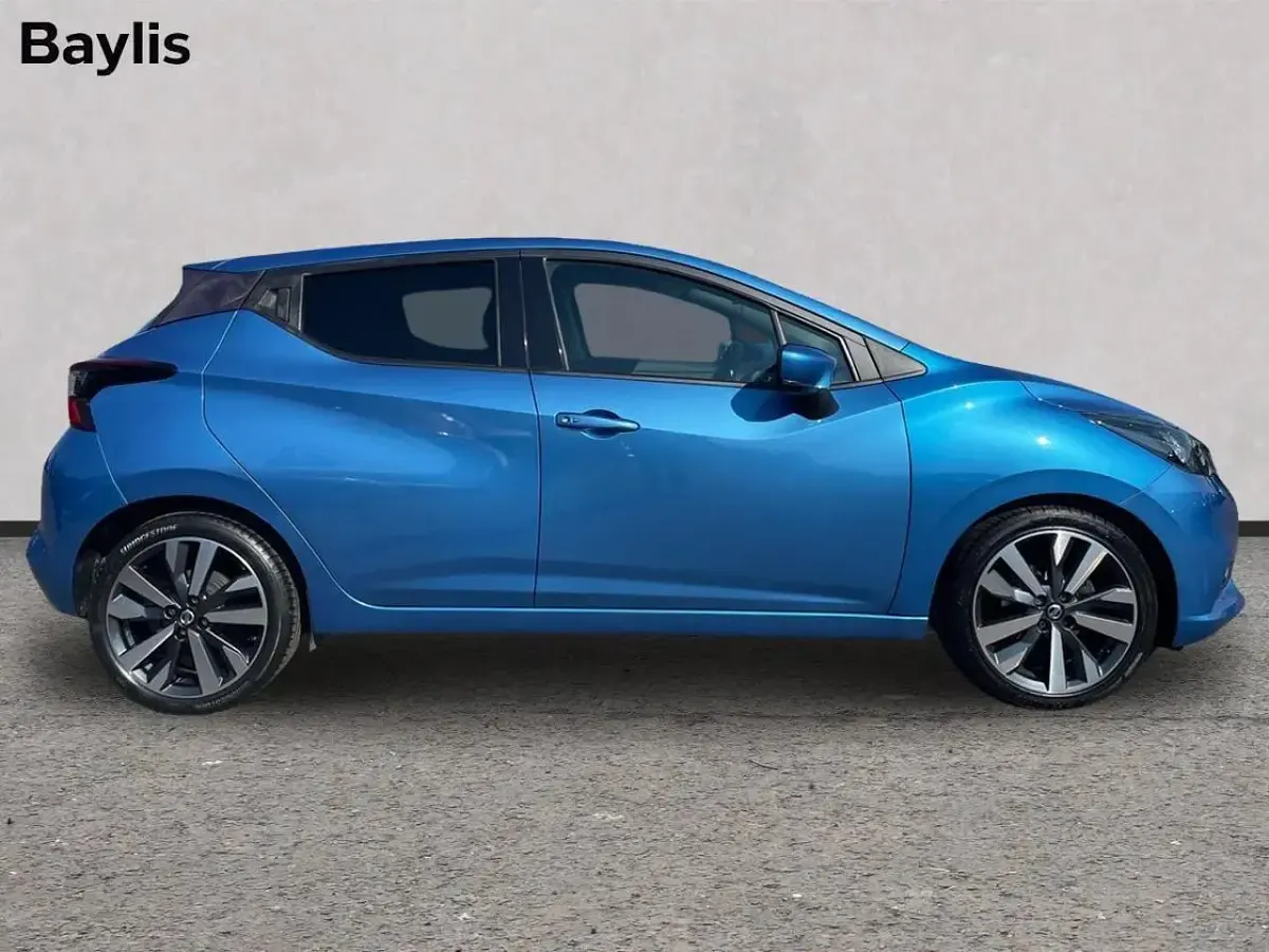 Used Nissan Micra S 91 HP (66 kW) 2021 Blue Hatchback