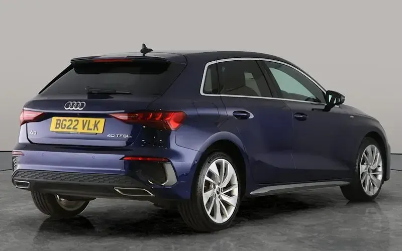 Used Audi A3 Sportback e-tron S-Line 204 HP (150 kW) 2022 Blue Hatchback