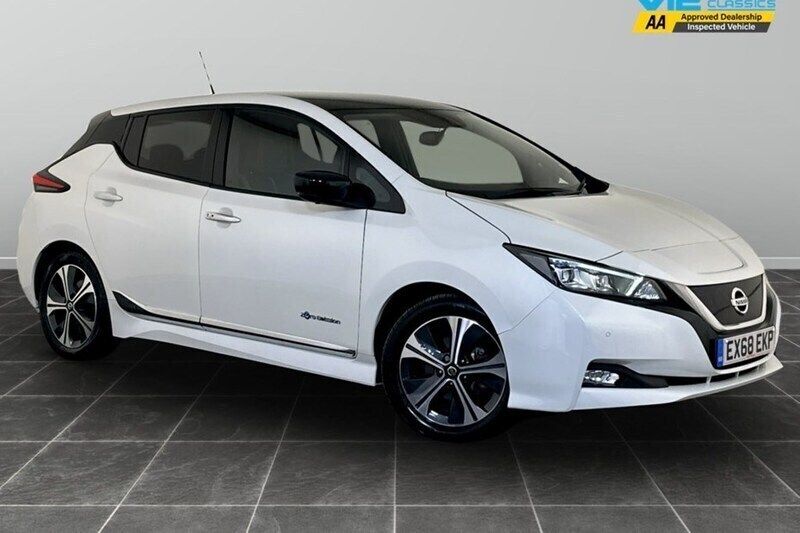 White Used 2018 Nissan Leaf Tekna Hatchback | £7,895 (Good price) - Image 1/1