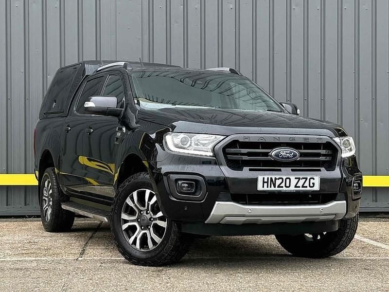 Black Used 2020 Ford Ranger Wildtrack Pickup | £14,795 (Fair price) - Image 1/4