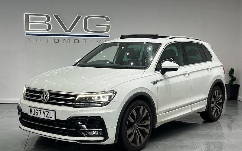 White Used 2017 VW Tiguan R-line SUV | £16,994 (Fair price) - Image 1/1