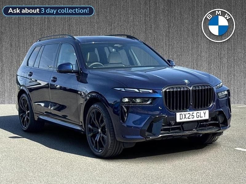 Blue New 2025 BMW X7 M Sport SUV | £85,999 (Fair price) - Image 1/4
