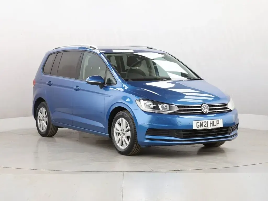 Used VW Touran SE 150 HP (110 kW) 2021 Blue MPV