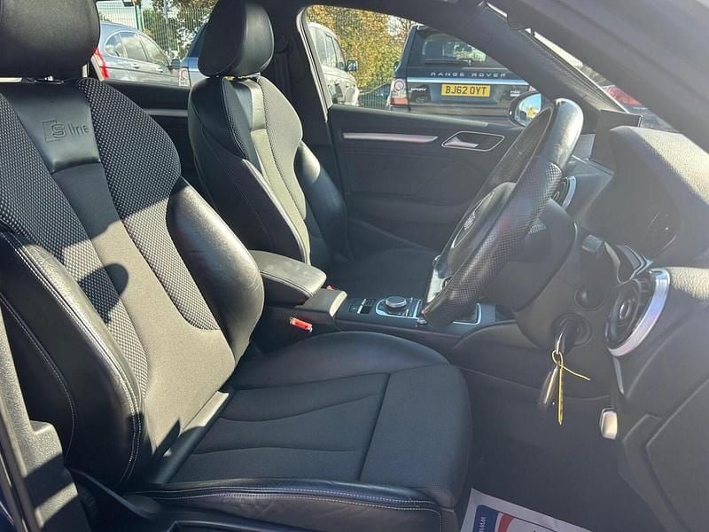 Used Audi A3 S-Line 2014 Blue Hatchback