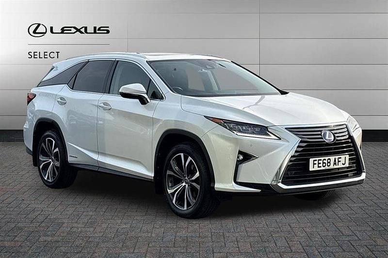 Used Lexus RX450hL Luxury Line 313 HP (230 kW) 2018 Sonic white SUV