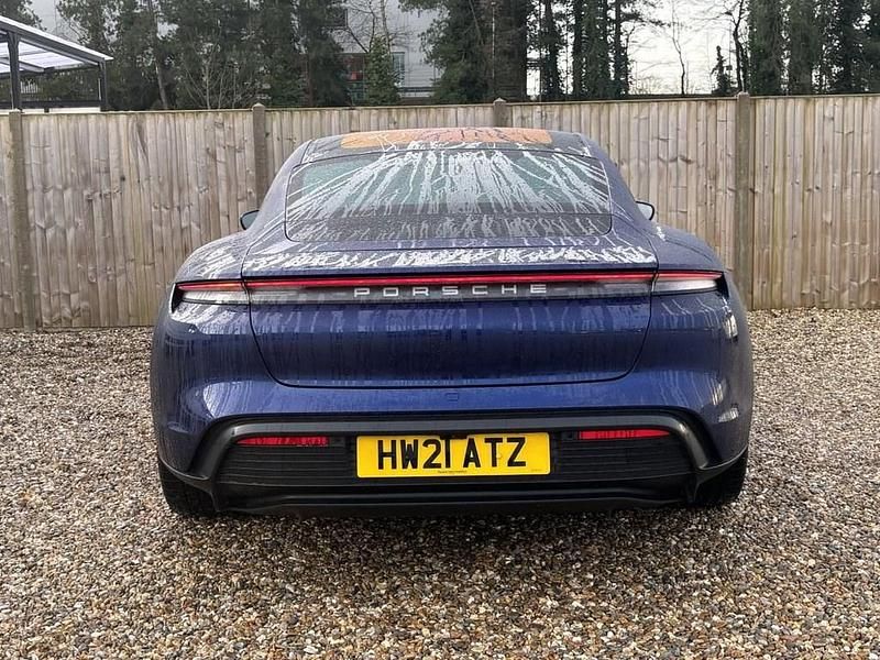 Used Porsche Taycan Performance Package 11 kW (15 HP) 2022 Blue Sedan
