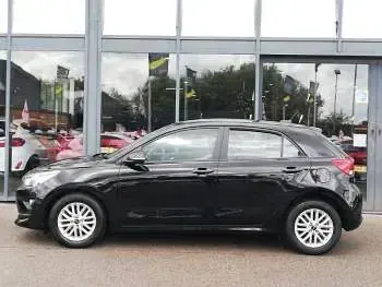 Used Kia Rio 2023 Black Hatchback