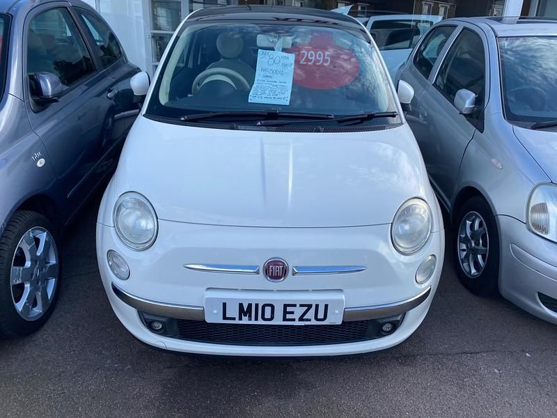 Used Fiat 500 Lounge 69 HP (50 kW) 2010 White Hatchback