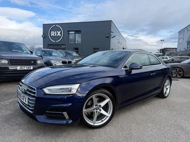 Used Audi A5 Sport 150 HP (110 kW) 2019 Blue Coupe