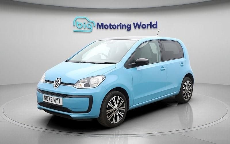 Used VW up! Black Edition 65 HP (47 kW) 2022 Blue Hatchback