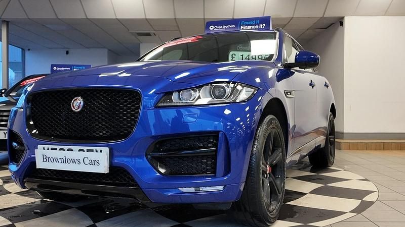 Used Jaguar F-Pace R-Sport 2018 Blue SUV