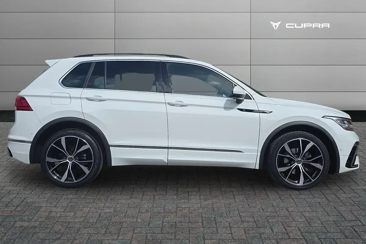 Begagnad VW Tiguan R-line 150 HK (110 kW) 2021 Vit SUV