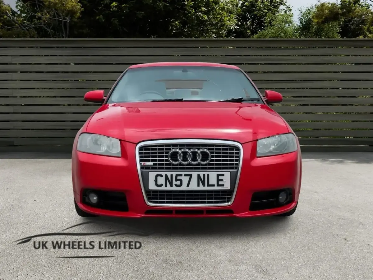 Used Audi A3 S-Line 2007 Red Hatchback