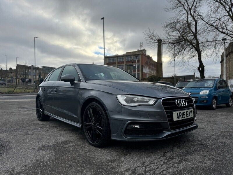 Grey Used 2015 Audi A3 S-Line Hatchback | £4,995 - Image 1/4