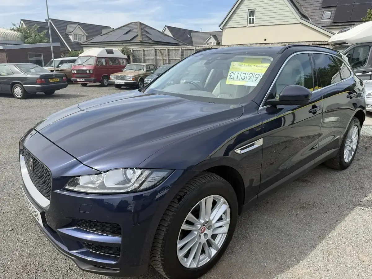 Used Jaguar F-Pace Portfolio 2018 Blue SUV