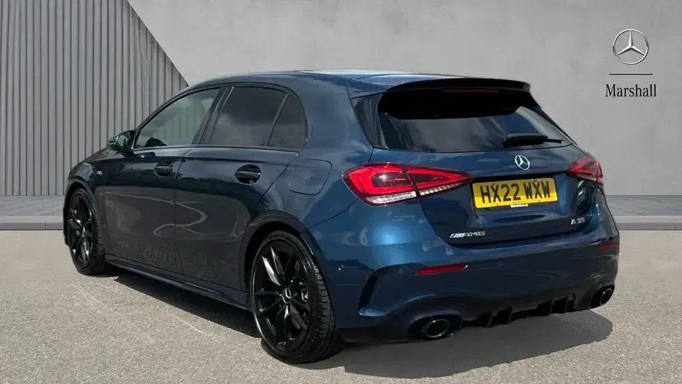 Used Mercedes A35 AMG Premium 306 HP (225 kW) 2022 Denim blue metallic  Hatchback