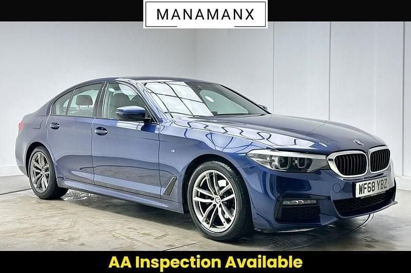 Used BMW 520 M Sport 2018 Blue Sedan