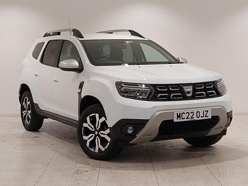White Used 2022 Dacia Duster Prestige SUV | £16,498 (Expensive) - Image 1/4