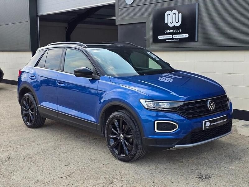 Blue Used 2021 VW T-Roc Black Edition SUV | £15,500 (Fair price) - Image 1/4