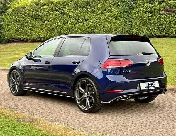 Used VW Golf VII R-line 150 HP (110 kW) 2019 Blue Hatchback
