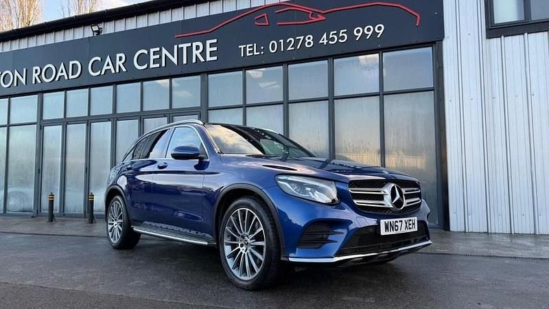 Used Mercedes GLC250 AMG line 2017 Blue SUV