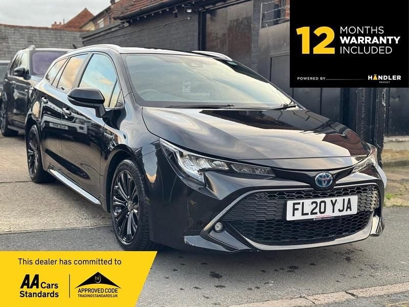 Black Used 2020 Toyota Corolla Design Estate | £20,990 (Fair price) - Image 1/4