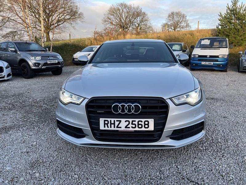 Used Audi A6 Black Edition 2013 Silver Sedan