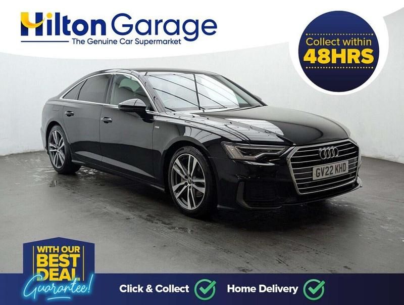 Used Audi A6 S-Line 204 HP (150 kW) 2021 Black Sedan