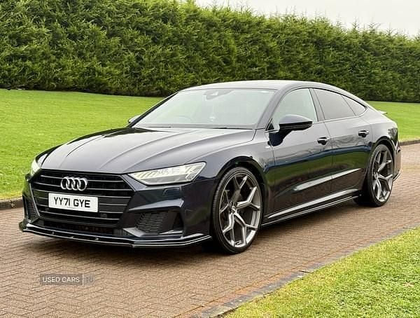 Used Audi A7 S-Line 2021 Blue Hatchback