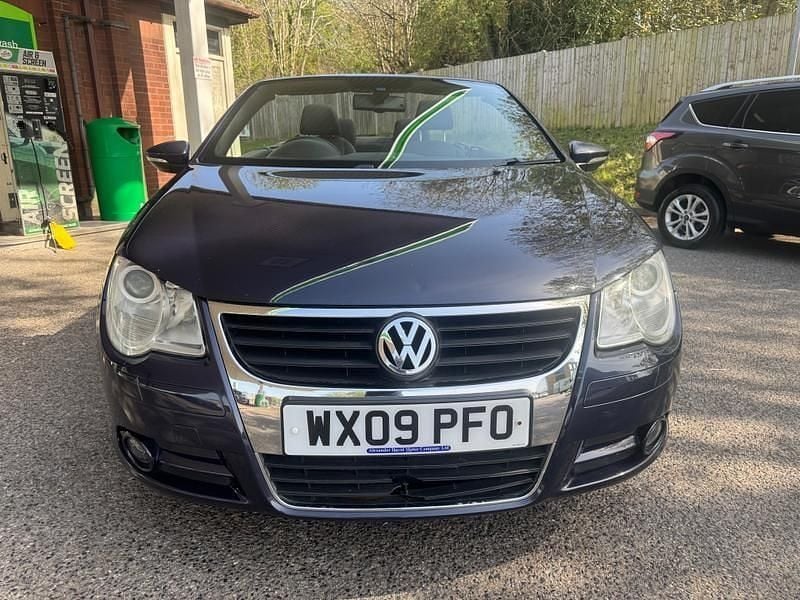 Used VW Eos SE 140 HP (102 kW) 2009 Blue Cabriolet