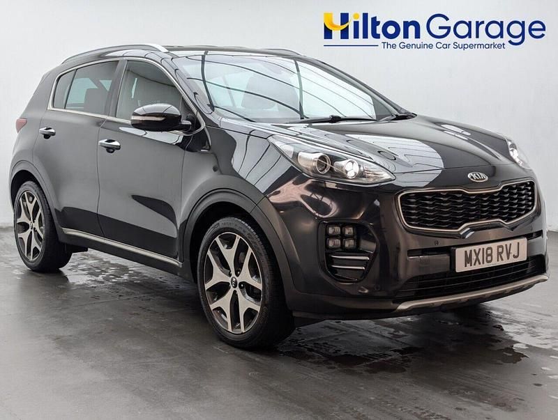 Black Used 2018 Kia Sportage GT-Line SUV | £10,750 (Good price) - Image 1/4