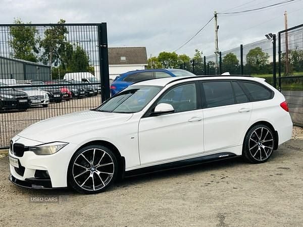 White Used 2014 BMW 318 M Sport Estate | £6,950 (Expensive) - Image 1/4