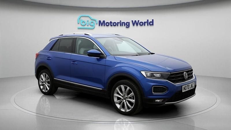 Used VW T-Roc SEL 150 HP (110 kW) 2021 Blue SUV