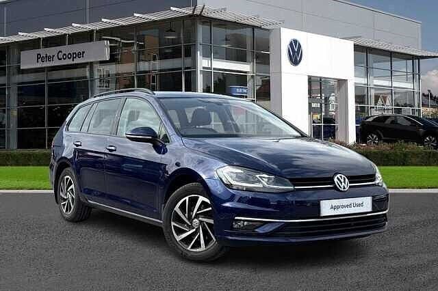 Blue Used 2020 VW Golf VII Match Estate | £16,991 (Fair price) - Image 1/4