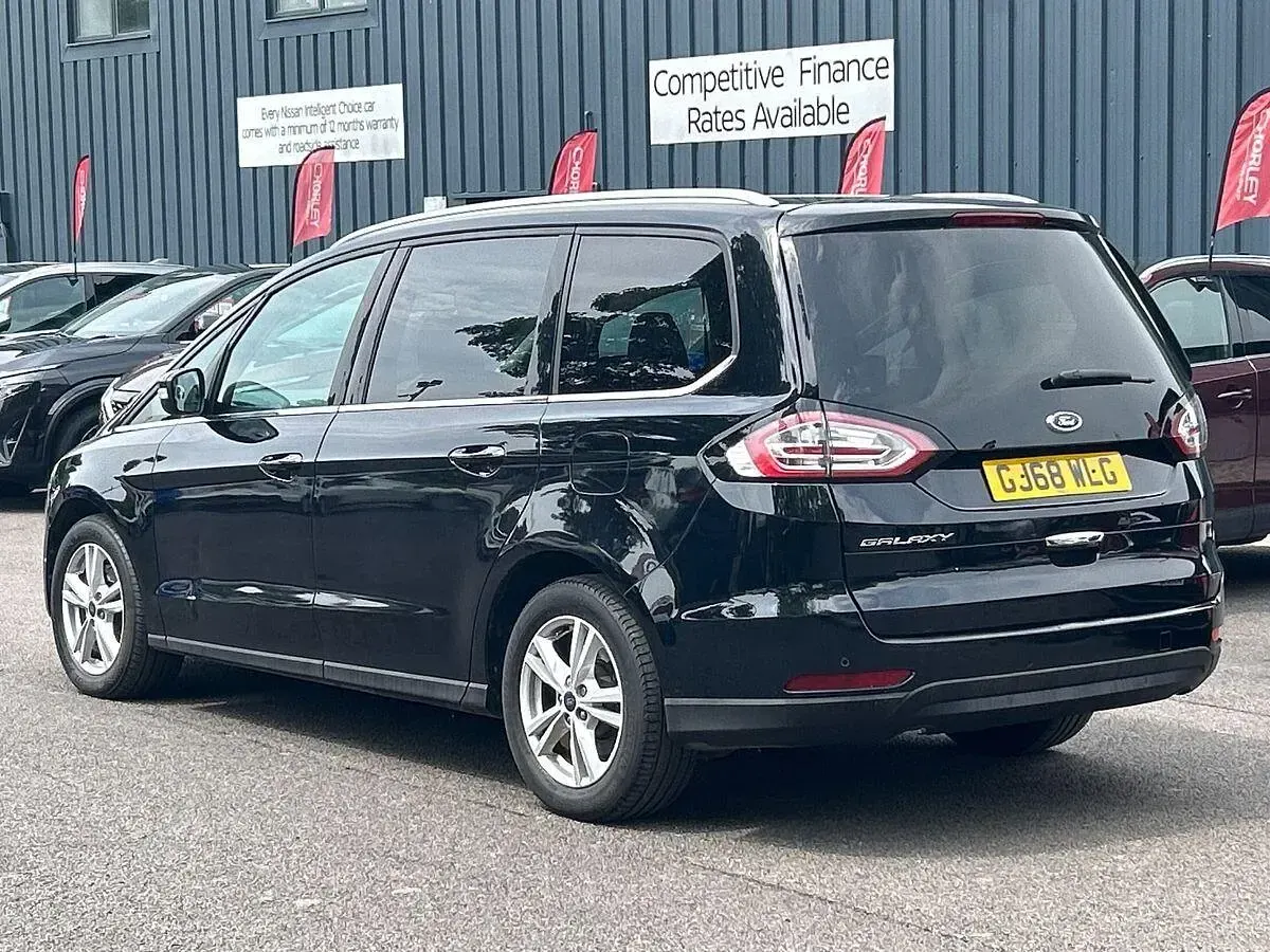 Used Ford Galaxy Titanium 150 HP (110 kW) 2018 Black MPV
