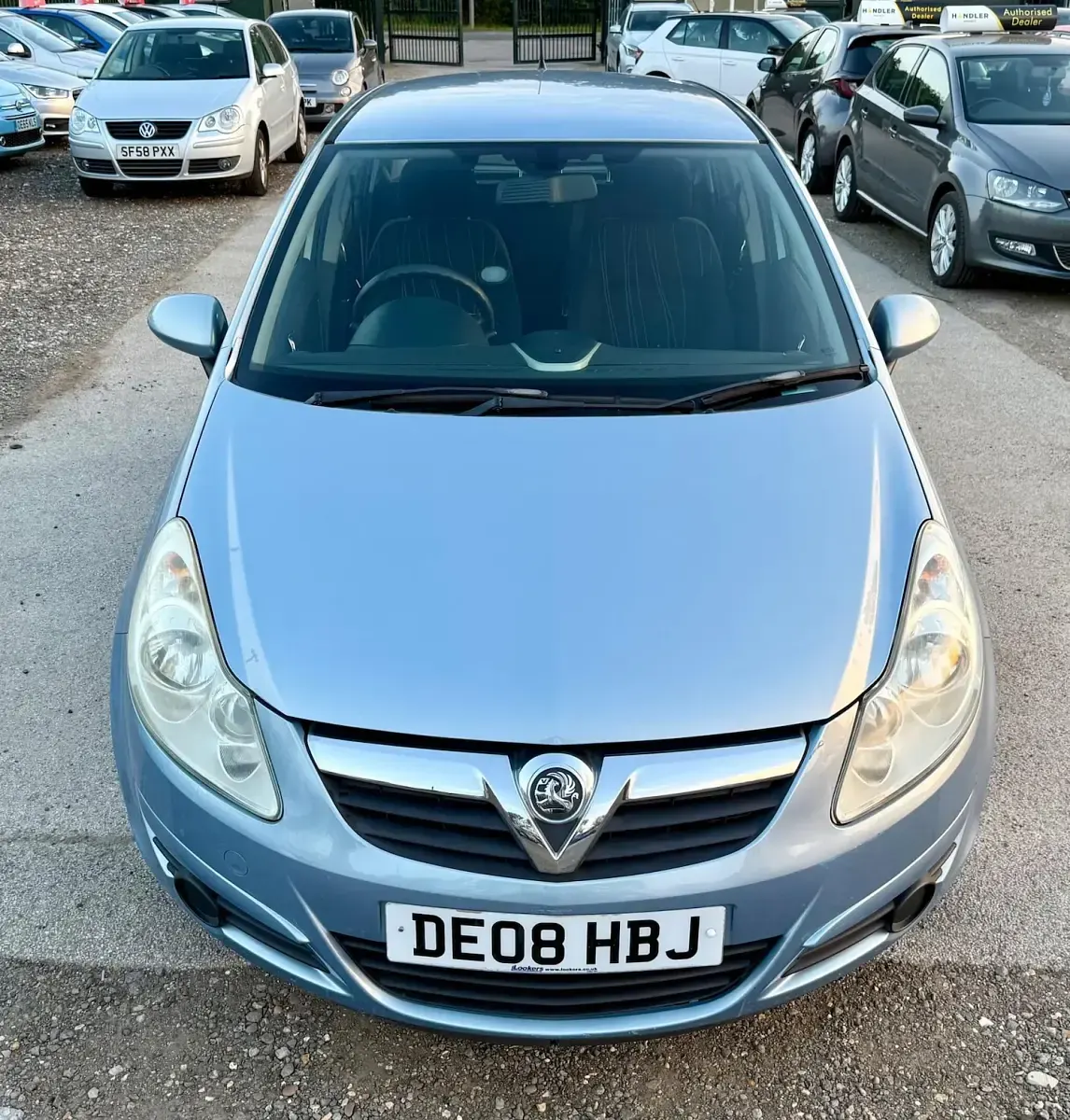 Used Vauxhall Corsa Club 89 HP (65 kW) 2008 Blue Hatchback