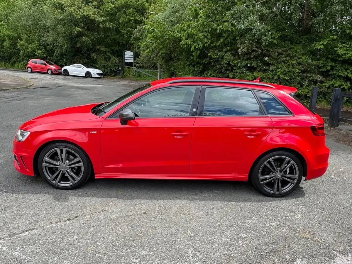 Used Audi A3 S-Line 2013 Red Hatchback