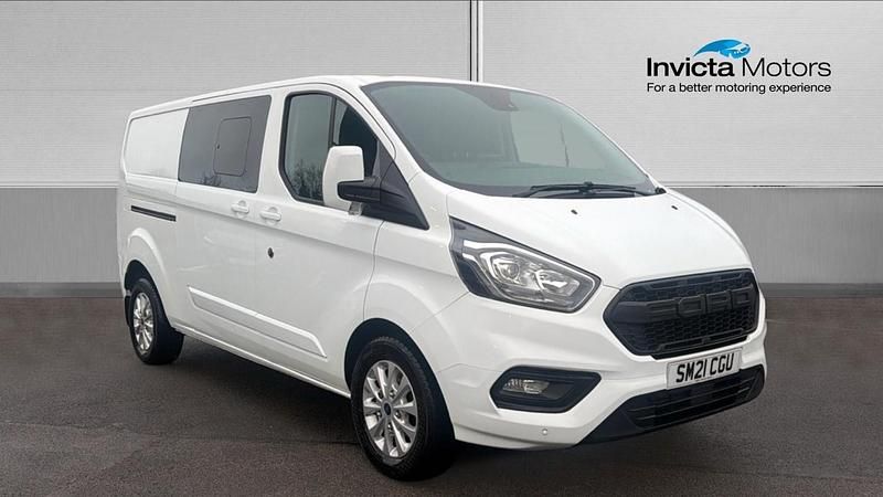 Used Ford Transit Custom Limited 140 HP (102 kW) 2021 Frozen white Van