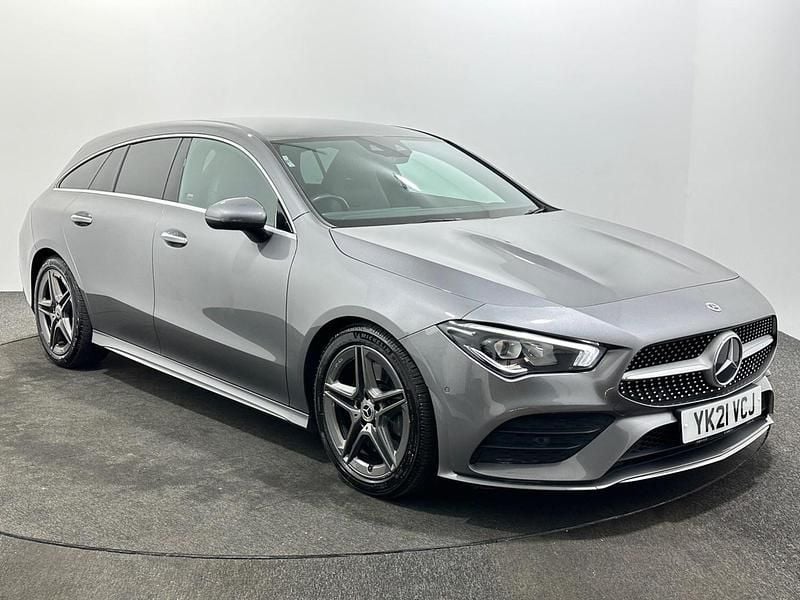 Grey Used 2021 Mercedes CLA250 Shooting Brake AMG line Estate | £17,379 - Image 1/3