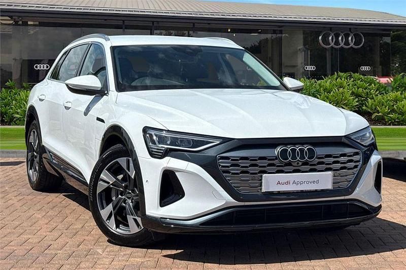 White Used 2024 Audi Q8 e-tron Sport SUV | £39,740 - Image 1/2