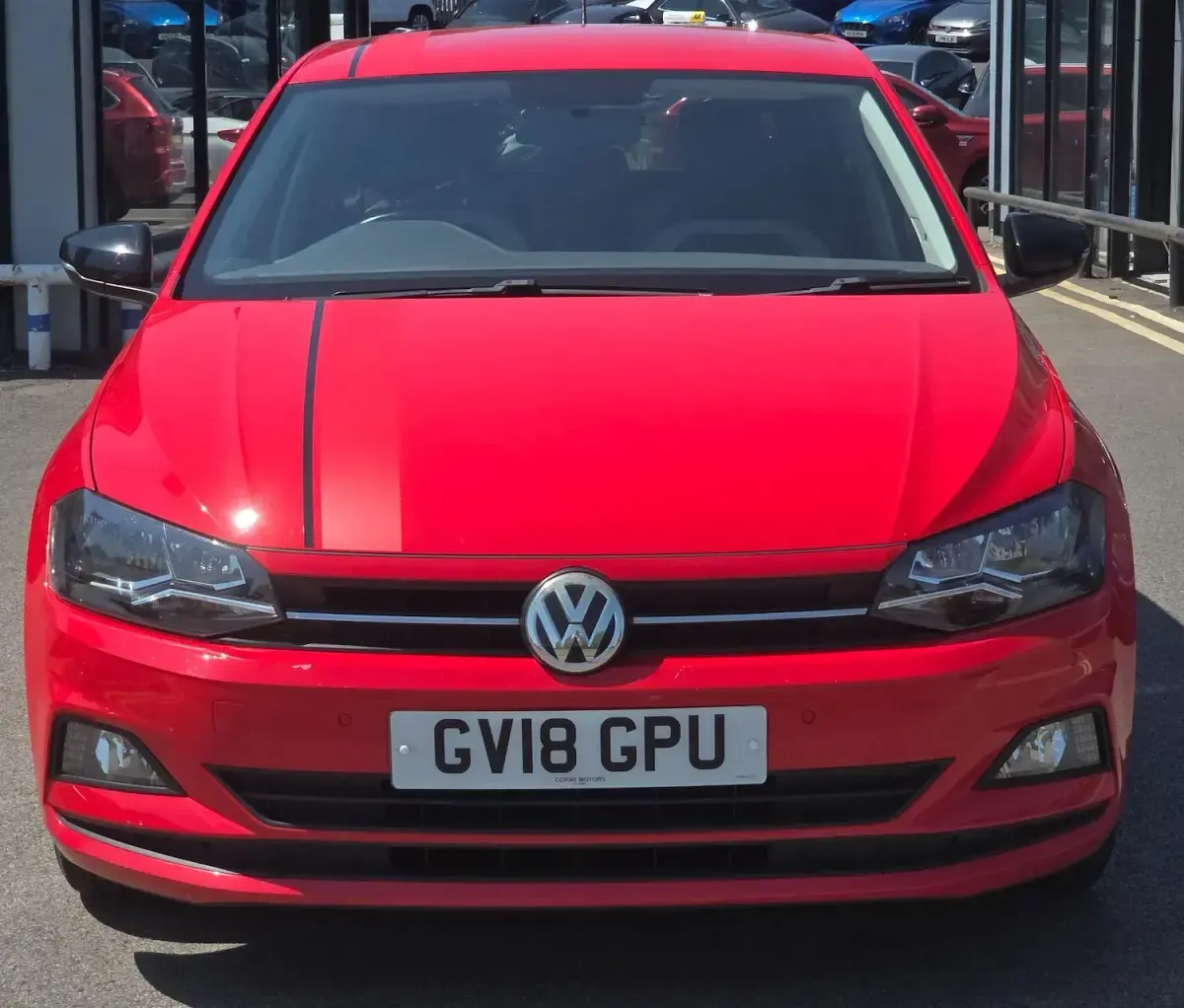 Used VW Polo Beats 65 HP (47 kW) 2018 Red Hatchback