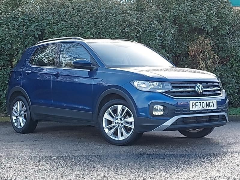 Blue Used 2021 VW T-Cross SE SUV | £13,298 (Fair price) - Image 1/4