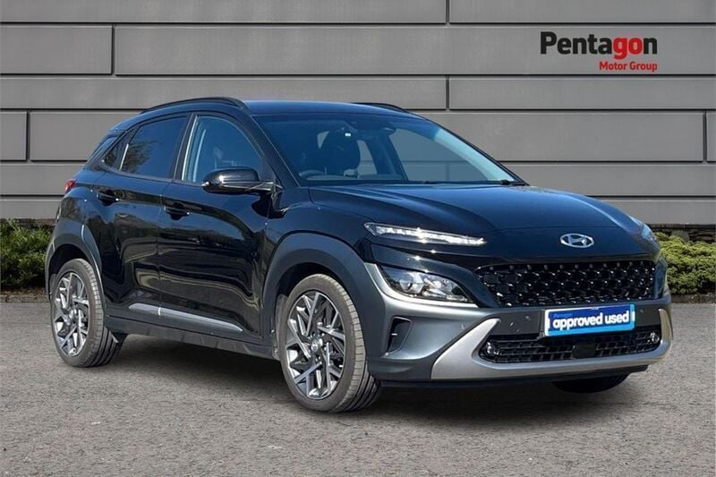 Black Used 2022 Hyundai Kona Premium SUV | £13,698 (Good price) - Image 1/4