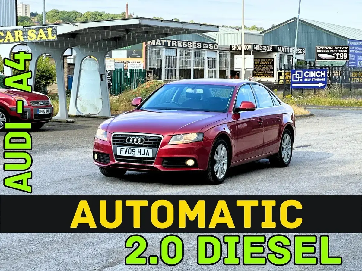 Used Audi A4 Comfort 143 HP (105 kW) 2009 Red Sedan