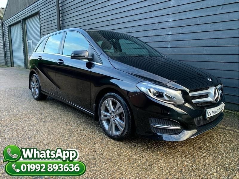 Used Mercedes B200 Exclusive 156 HP (114 kW) 2018 Black MPV