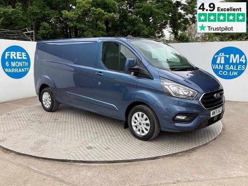 Blue metallic (metallic paint) Used 2021 Ford Transit Custom Limited | £17,495 (Super price) - Image 1/4