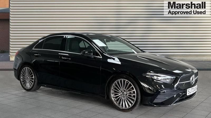 Used Mercedes A200 AMG Line Premium Plus 163 HP (119 kW) 2023 Black Sedan